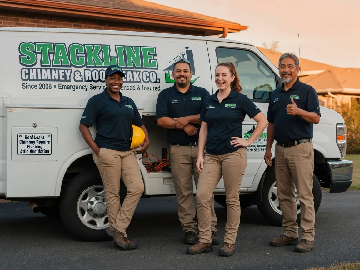 Chimney flashing repair company in White, SD